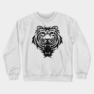 ✪ Tiger head / Vintage ink style / Tattoo ✪ Crewneck Sweatshirt